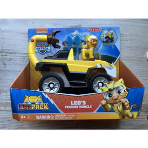 PAW Patrol The Cat Pack LEO & WILDS Feature Vehicle Playset NEW In Box 2022